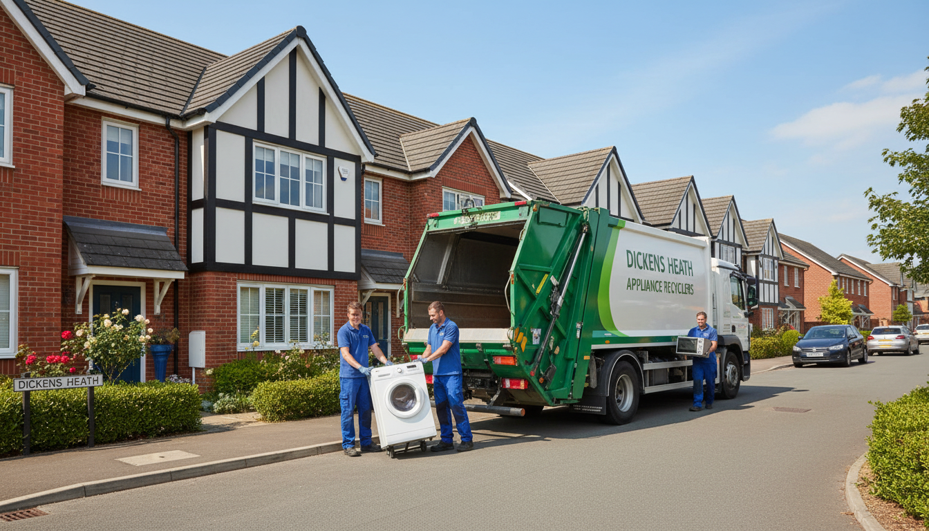 Professional Appliance Removal team in Dickens Heath loading waste into van