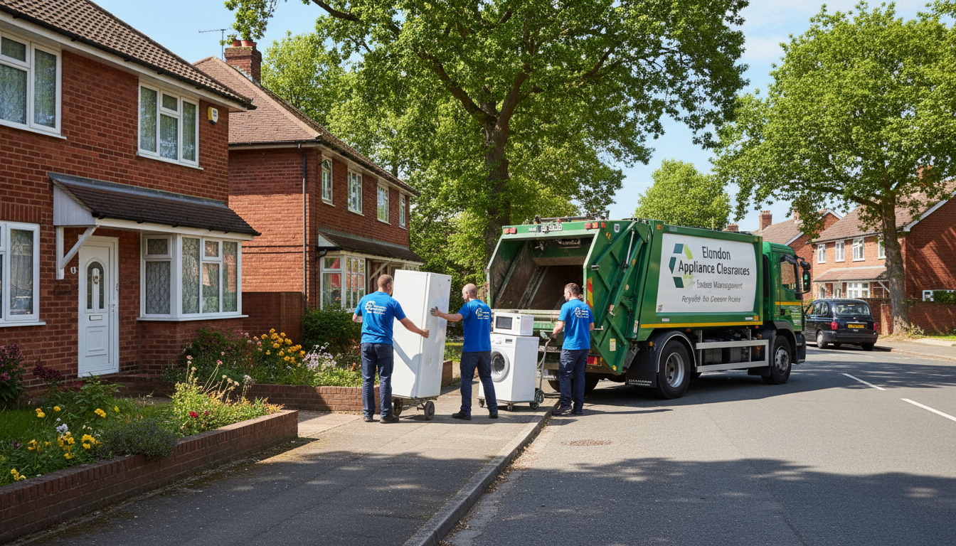 Professional Appliance Removal team in Elmdon loading waste into van