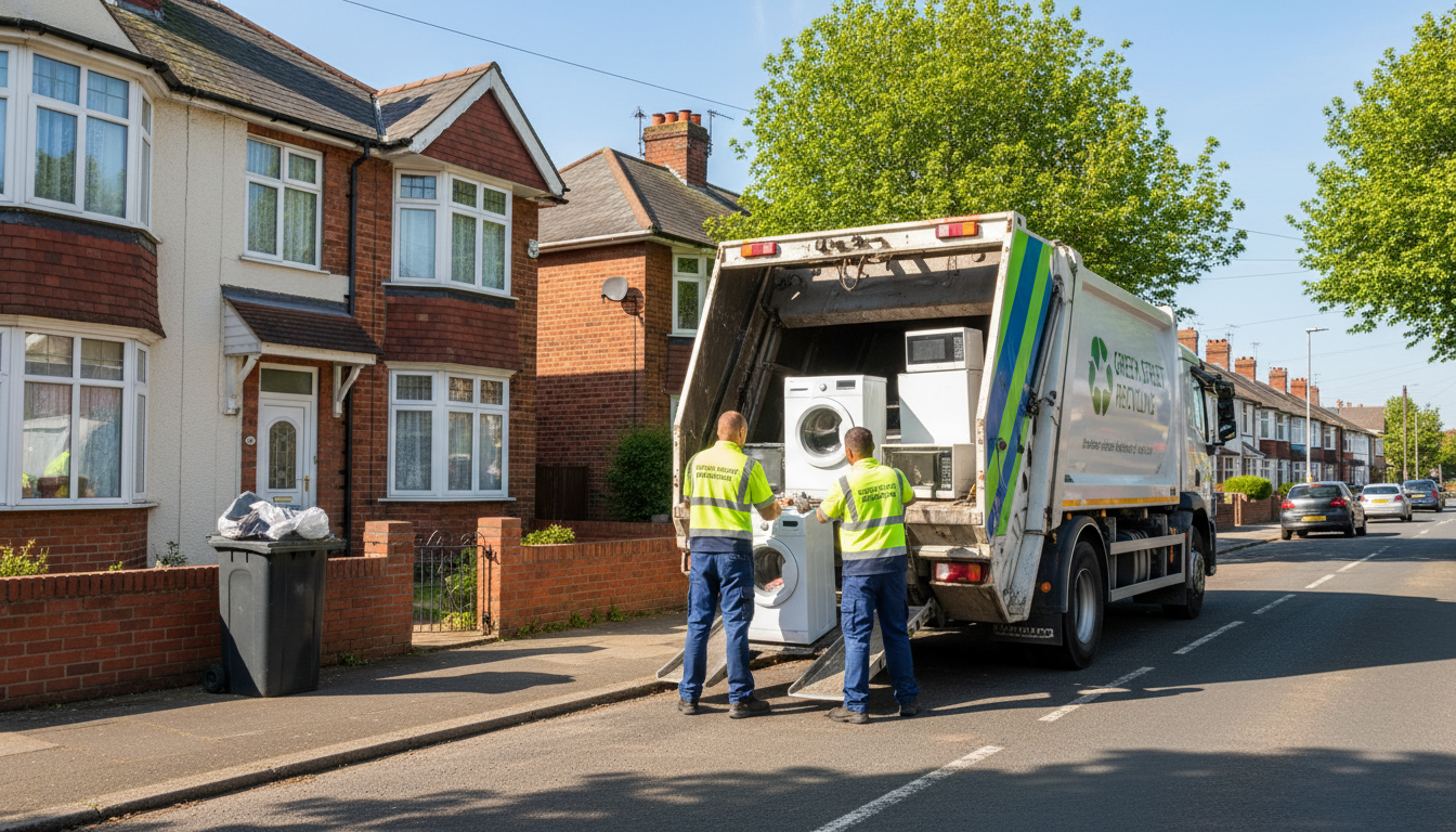 Professional Appliance Removal team in Ernesford Grange loading waste into van