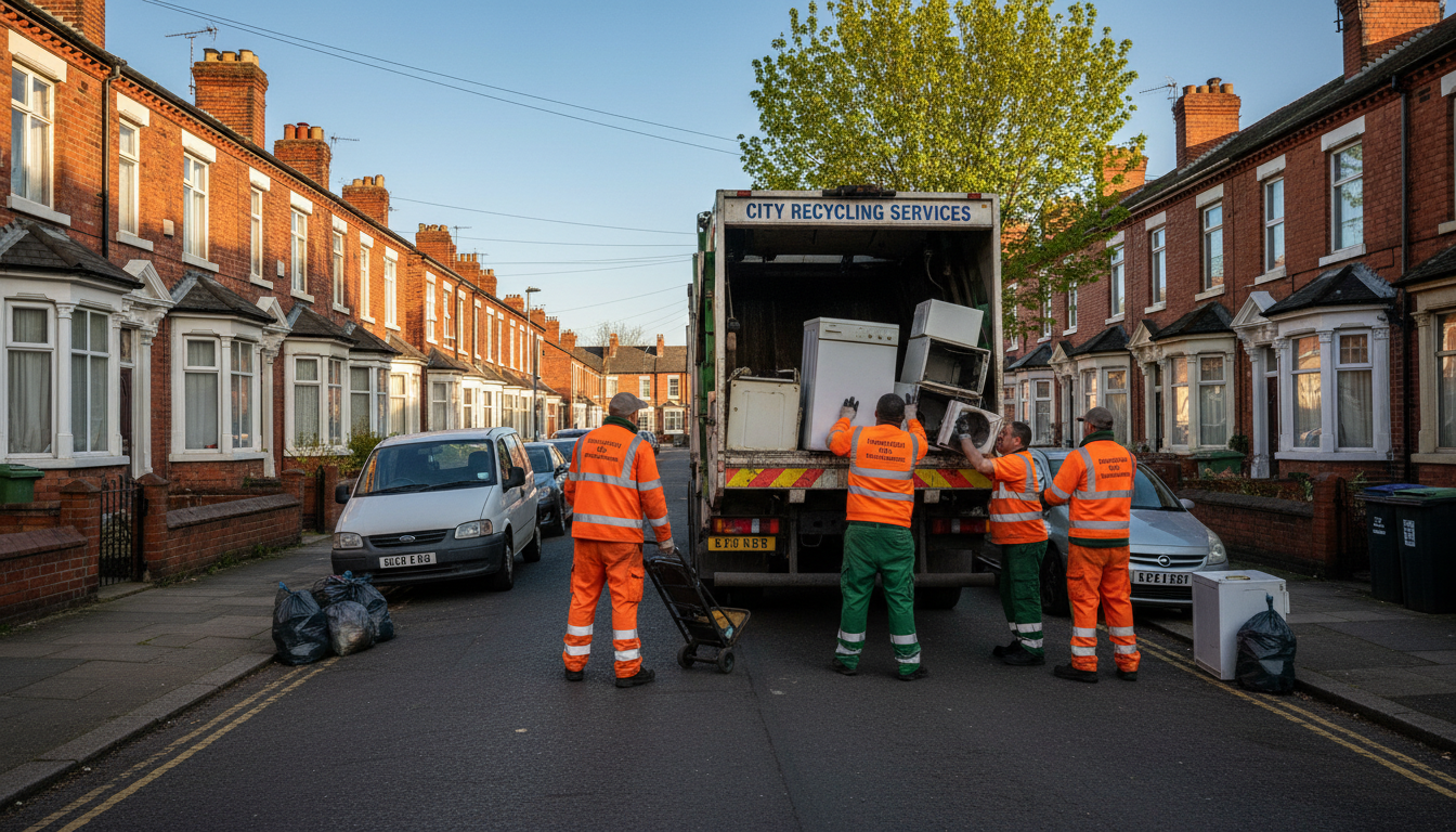Professional Appliance Removal team in Small Heath loading waste into van