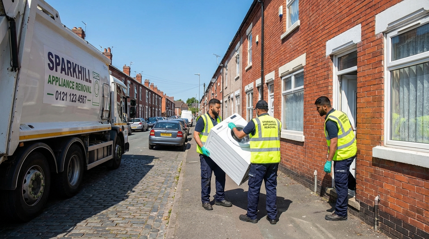 Professional Appliance Removal team in Sparkhill loading waste into van