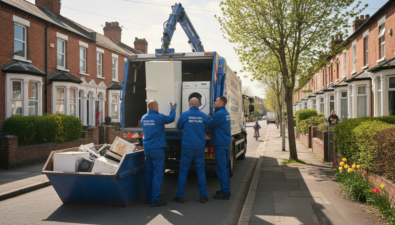 Professional Appliance Removal team in Spring Hill loading waste into van