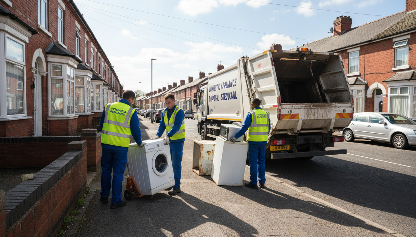Professional Appliance Removal team in Stechford loading waste into van
