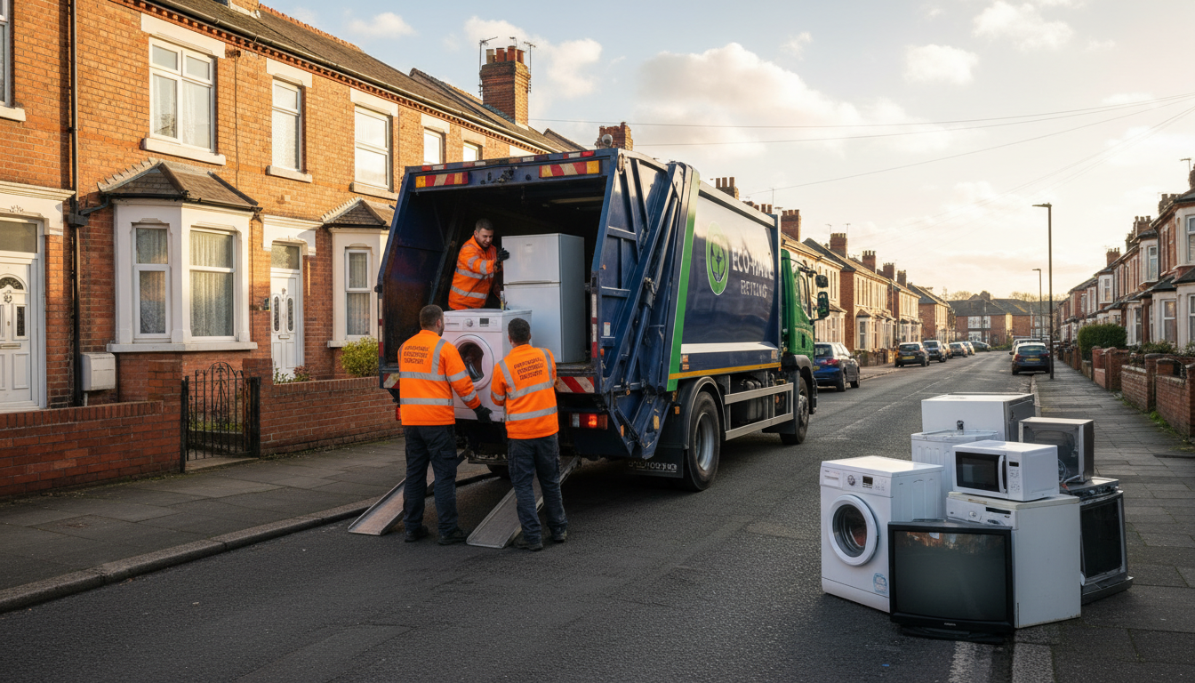 Professional Appliance Removal team in Ward End loading waste into van