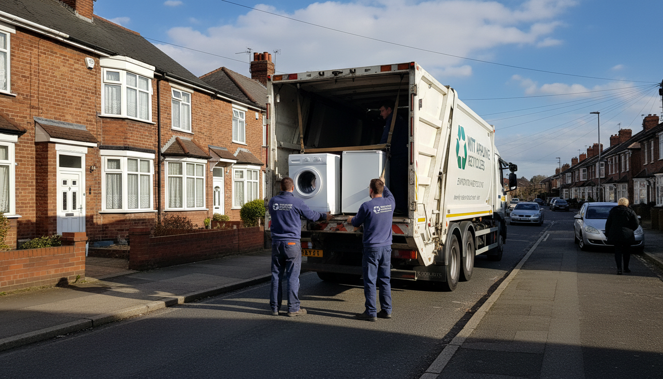 Professional Appliance Removal team in Witton loading waste into van