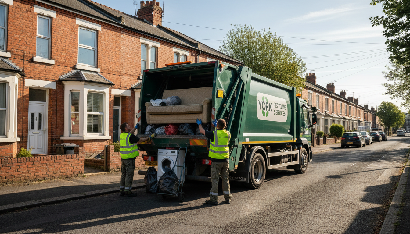Professional Bulky Waste Removal team in Chapelfields loading waste into van