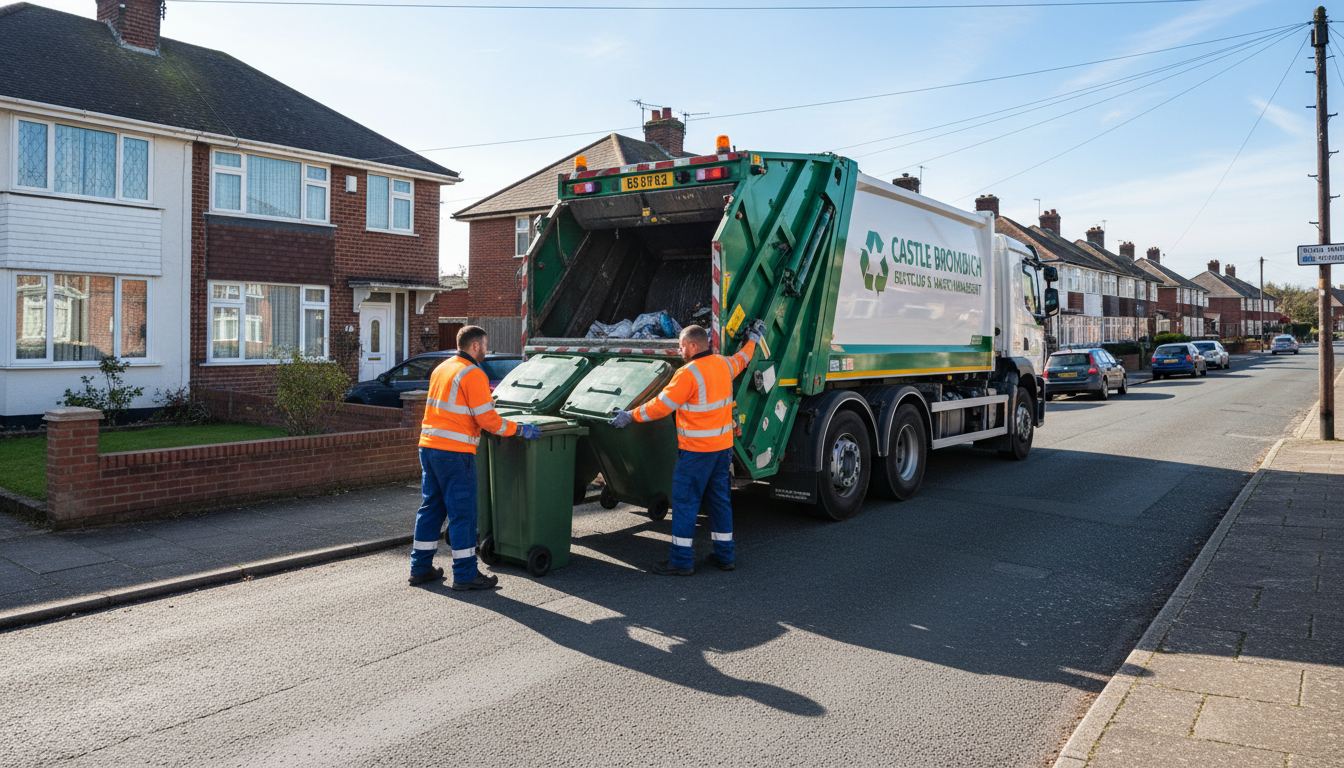 Professional Commercial Waste Removal team in Castle Bromwich loading waste into van