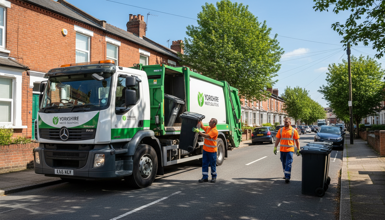 Professional Commercial Waste Removal team in Chapelfields loading waste into van