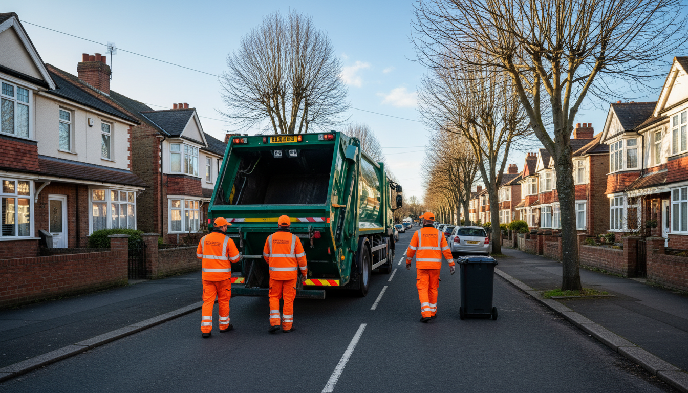 Professional Commercial Waste Removal team in Cheylesmore loading waste into van