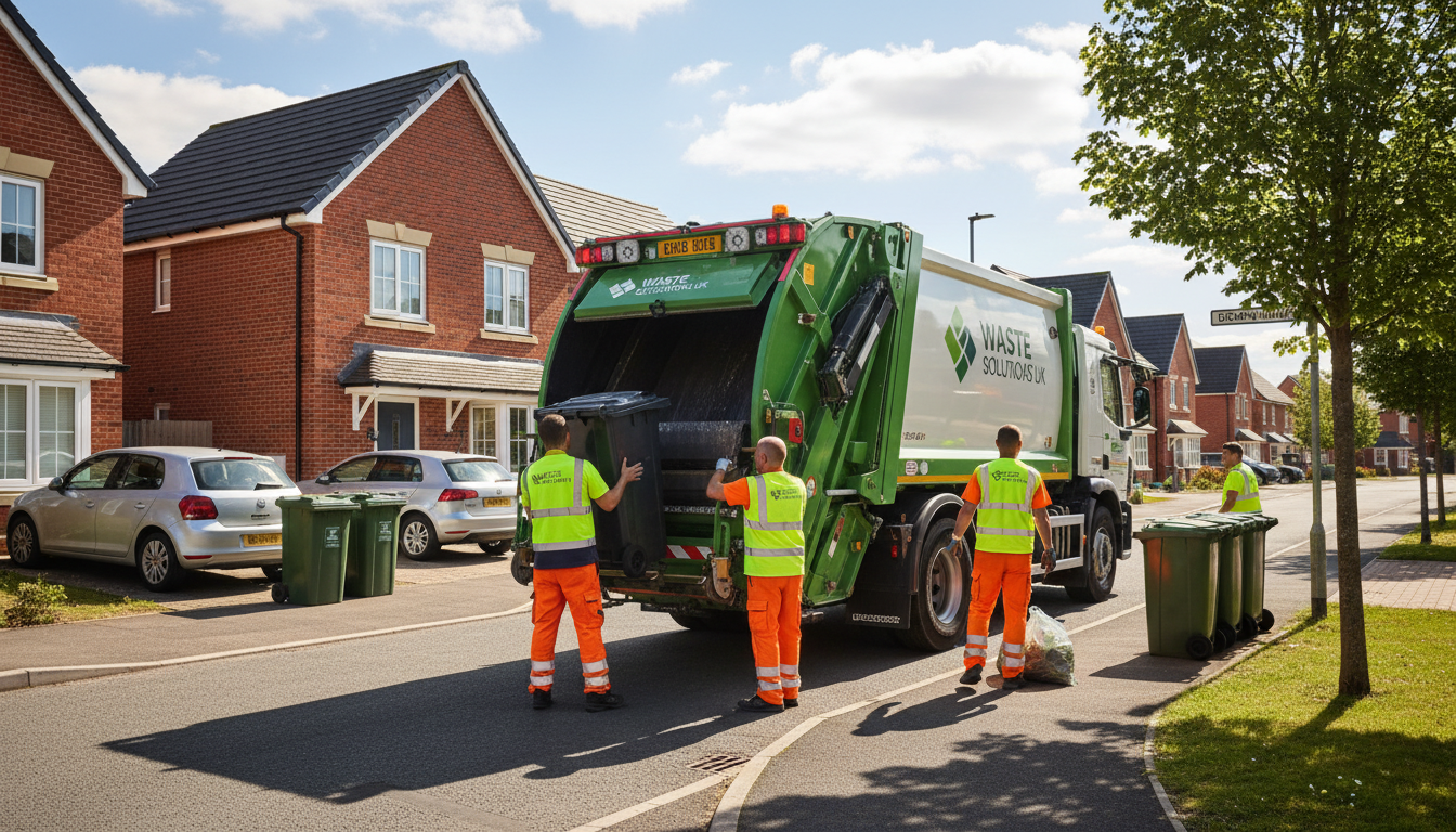 Professional Commercial Waste Removal team in Dickens Heath loading waste into van