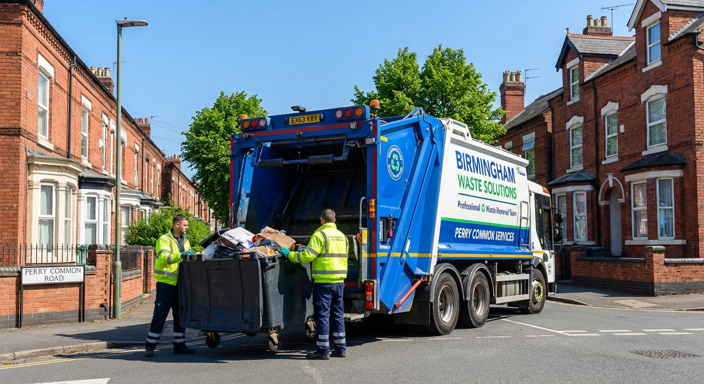 Professional Commercial Waste Removal team in Perry Common loading waste into van