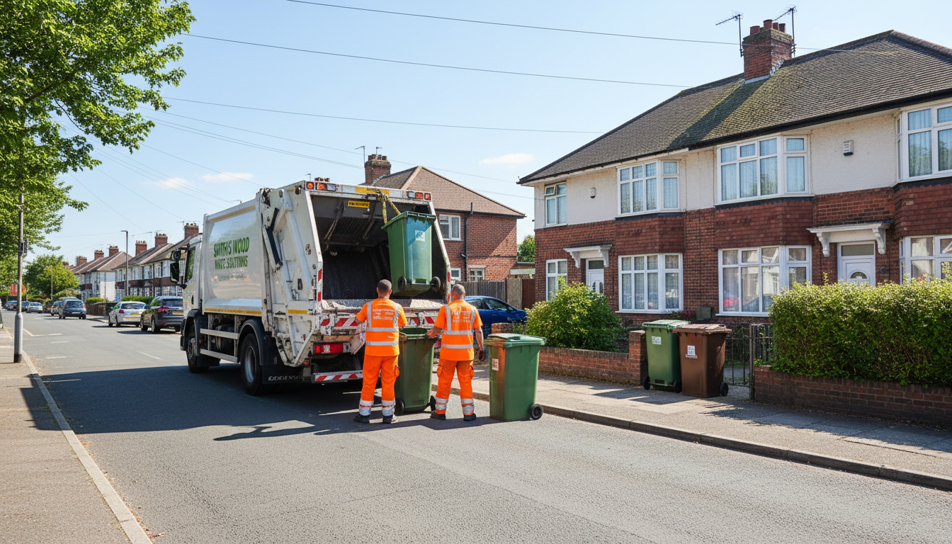 Professional Commercial Waste Removal team in Smith's Wood loading waste into van