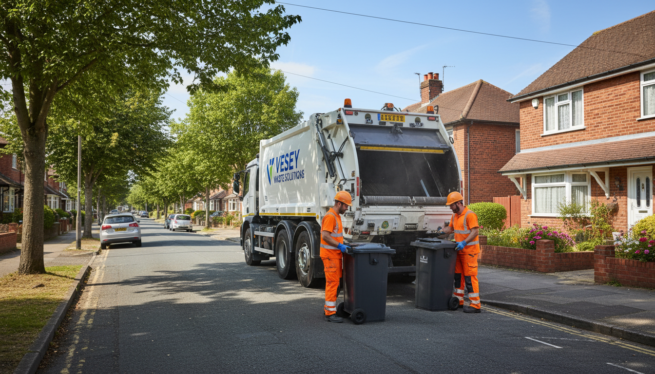 Professional Commercial Waste Removal team in Sutton Vesey loading waste into van