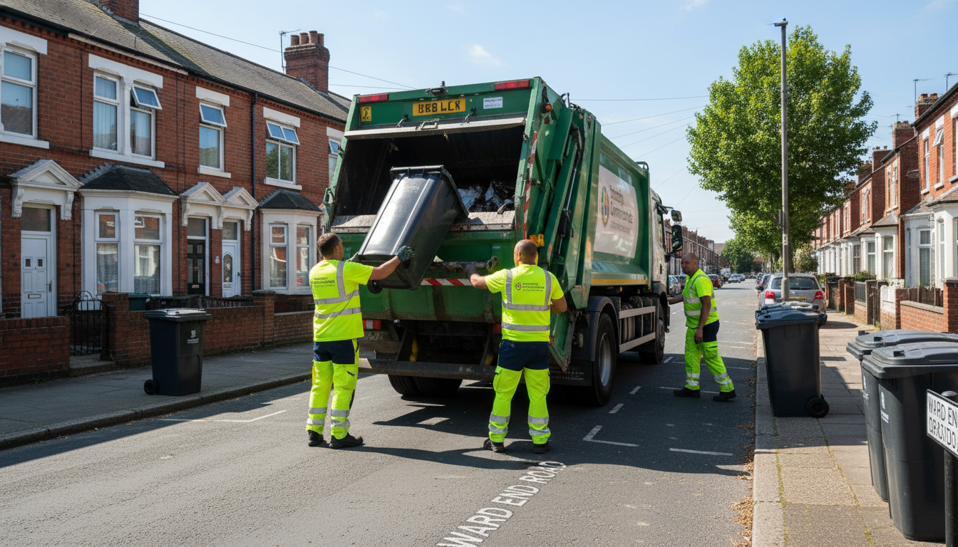 Professional Commercial Waste Removal team in Ward End loading waste into van