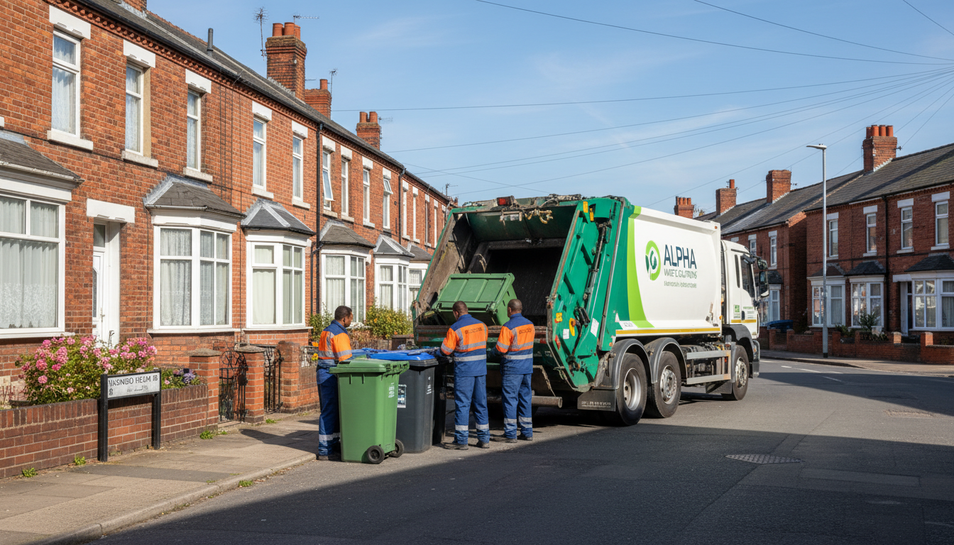 Professional Commercial Waste Removal team in Washwood Heath loading waste into van