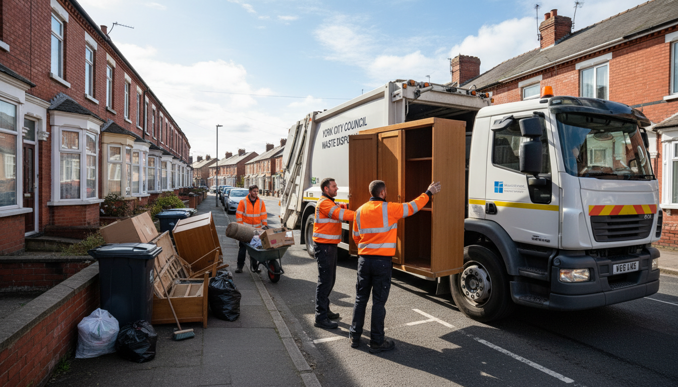 Professional Furniture Removal team in Chapelfields loading waste into van