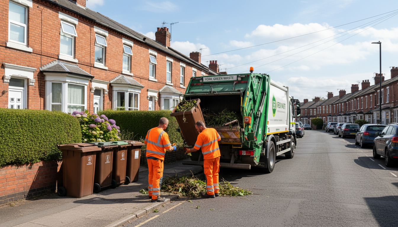 Professional Green Waste Removal team in Chapelfields loading waste into van