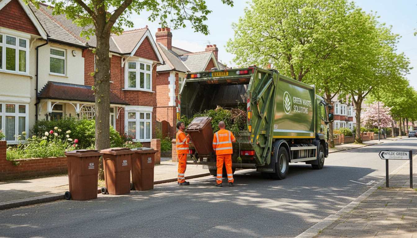 Professional Green Waste Removal team in Wylde Green loading waste into van