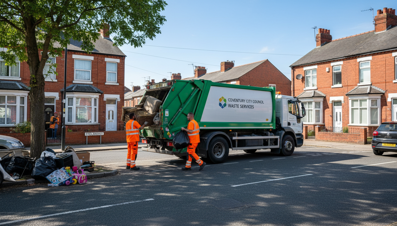 Professional House Clearance team in Holbrooks loading waste into van