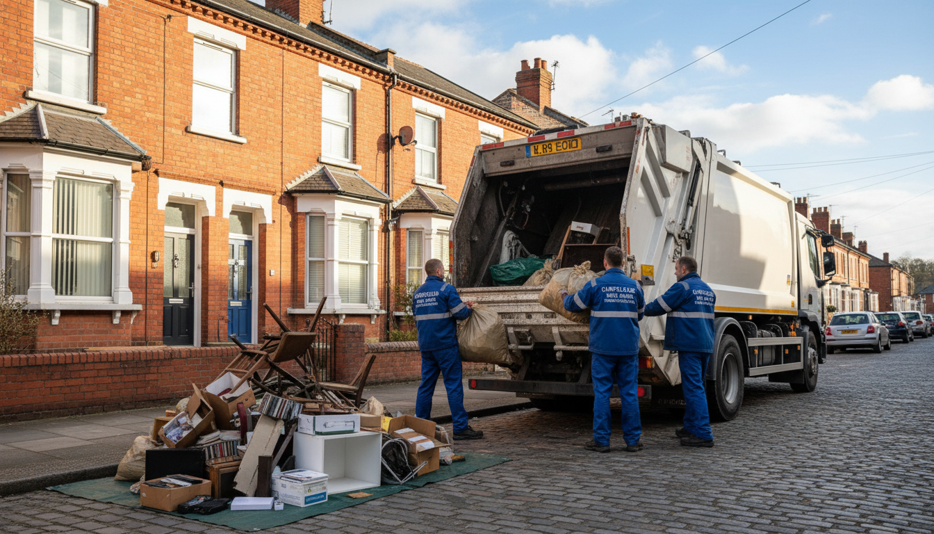 Professional Loft Clearance team in Chapelfields loading waste into van