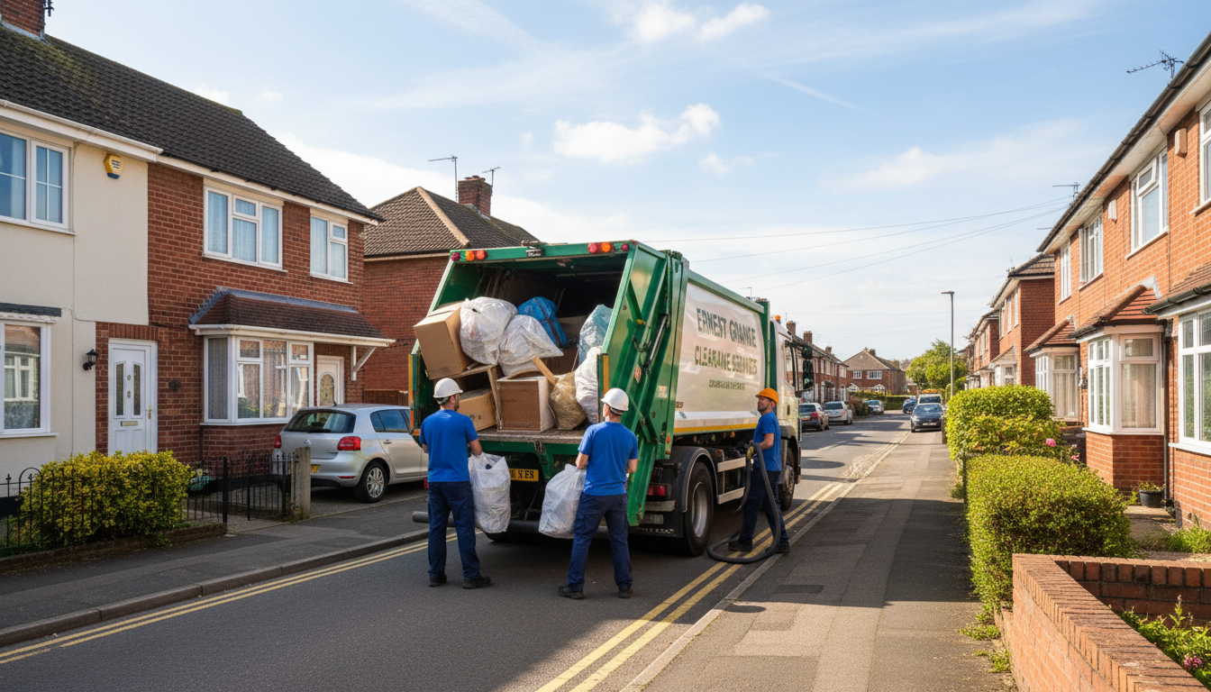 Professional Loft Clearance team in Ernesford Grange loading waste into van