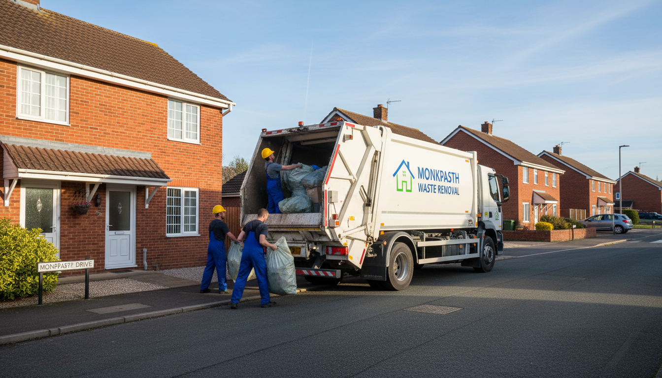 Professional Loft Clearance team in Monkspath loading waste into van