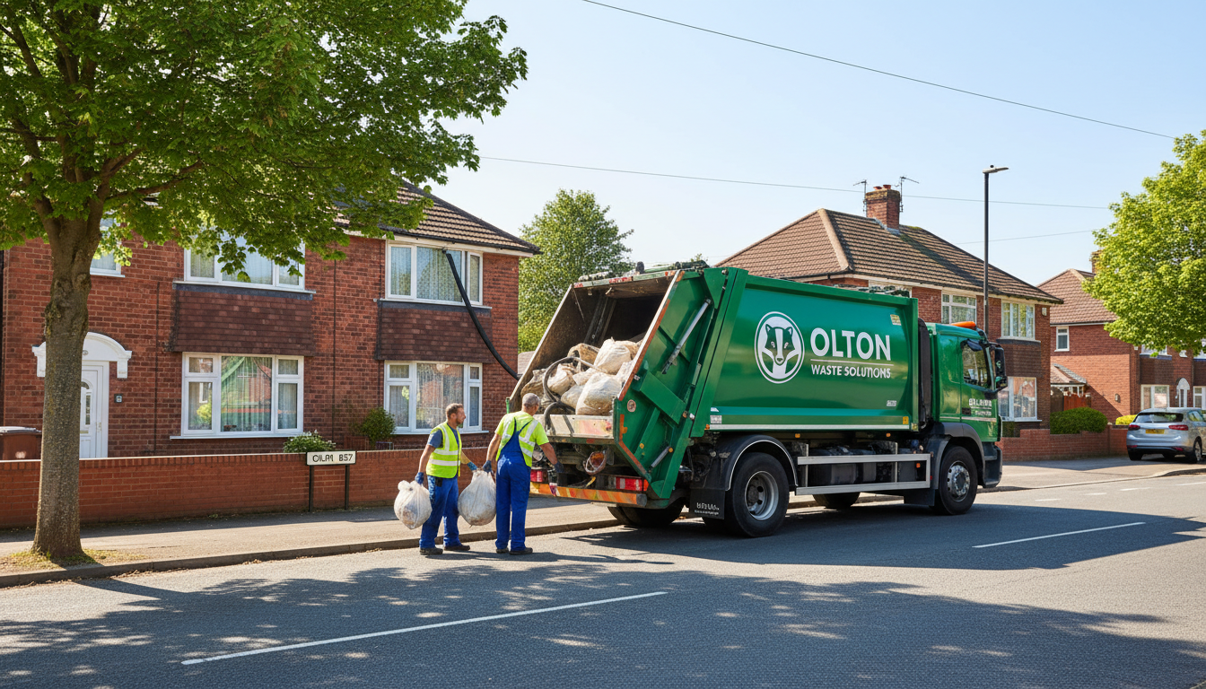 Professional Loft Clearance team in Olton loading waste into van