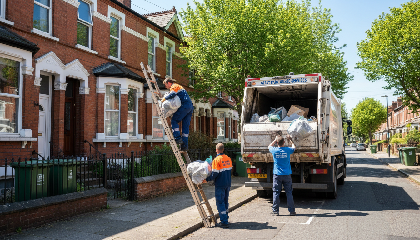 Professional Loft Clearance team in Selly Park loading waste into van