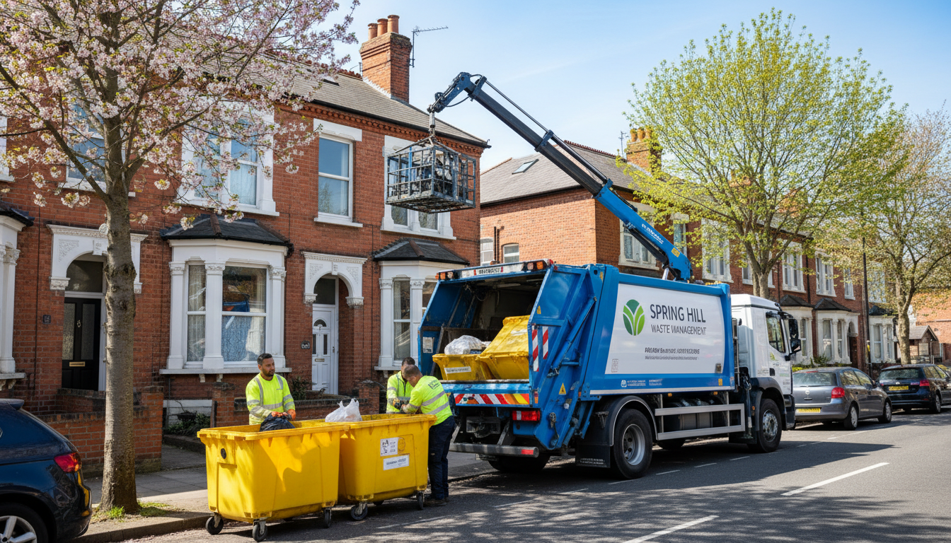 Professional Loft Clearance team in Spring Hill loading waste into van