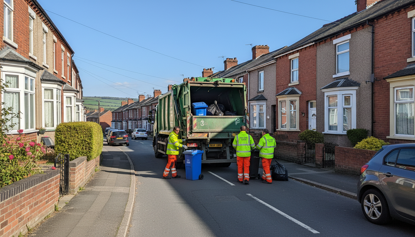 Professional Residential Waste Removal team in Ball Hill loading waste into van