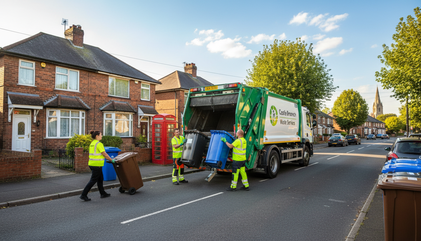 Professional Residential Waste Removal team in Castle Bromwich loading waste into van