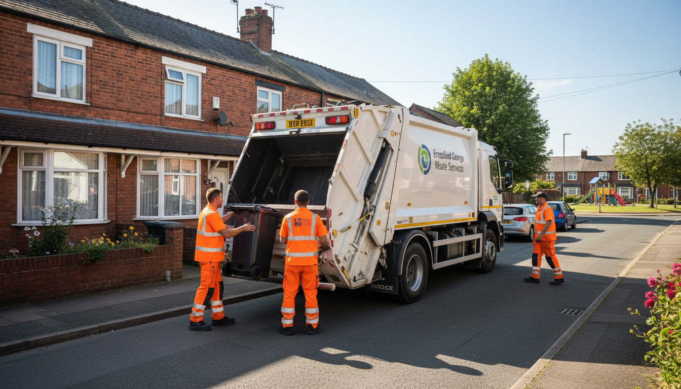 Professional Residential Waste Removal team in Ernesford Grange loading waste into van