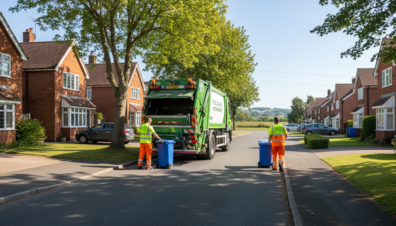 Professional Residential Waste Removal team in Hockley Heath loading waste into van