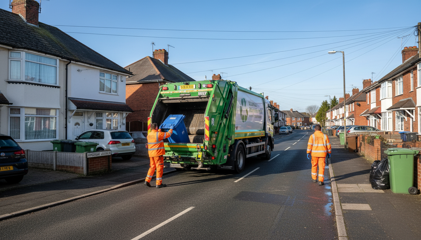 Professional Residential Waste Removal team in Kingshurst loading waste into van