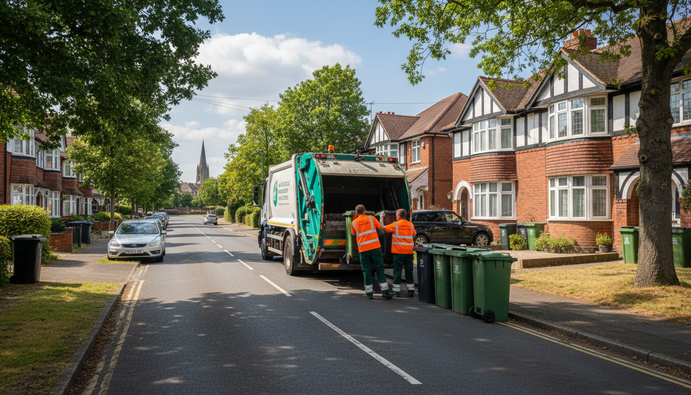 Professional Residential Waste Removal team in Knowle loading waste into van