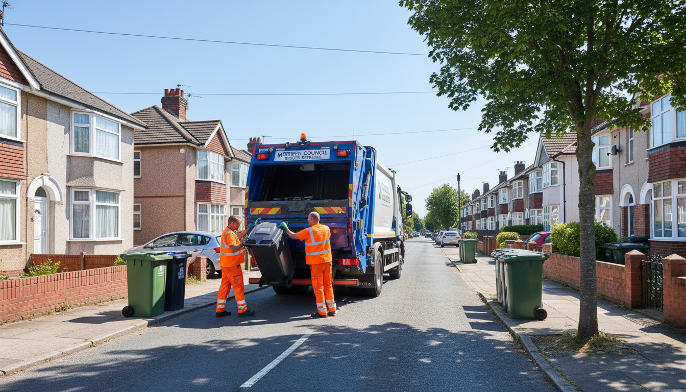 Professional Residential Waste Removal team in Meriden loading waste into van