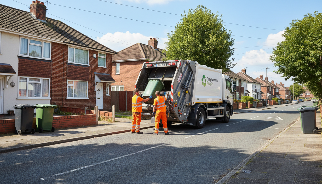 Professional Residential Waste Removal team in Perry Common loading waste into van