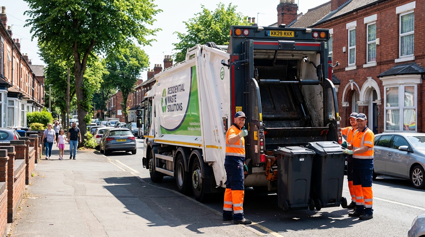 Professional Residential Waste Removal team in Selly Oak loading waste into van