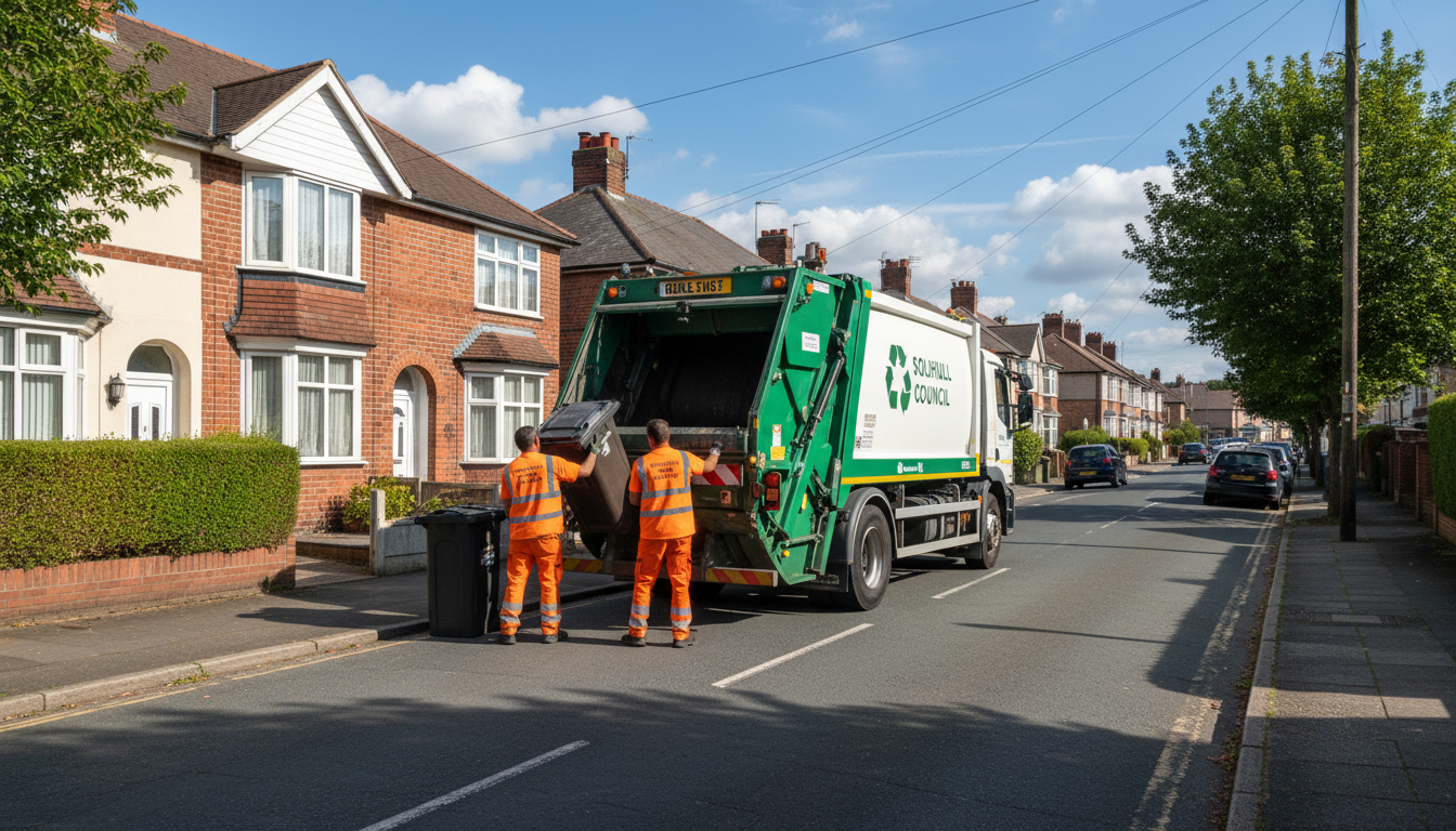 Professional Residential Waste Removal team in Smith's Wood loading waste into van