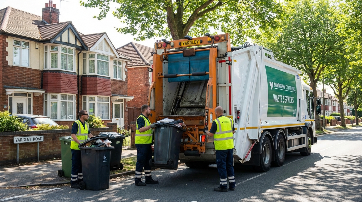 Professional Residential Waste Removal team in South Yardley loading waste into van