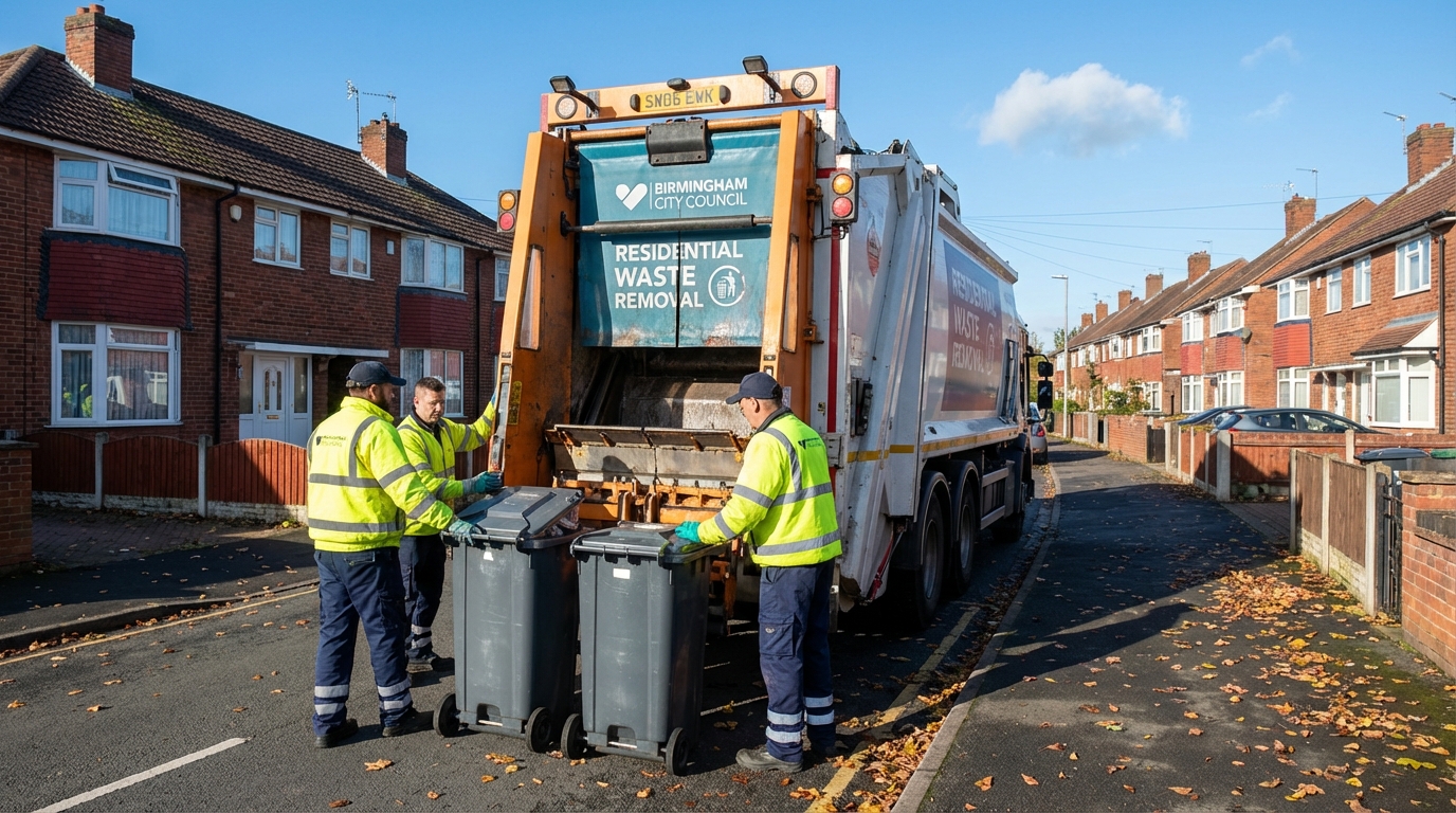 Professional Residential Waste Removal team in Stechford loading waste into van