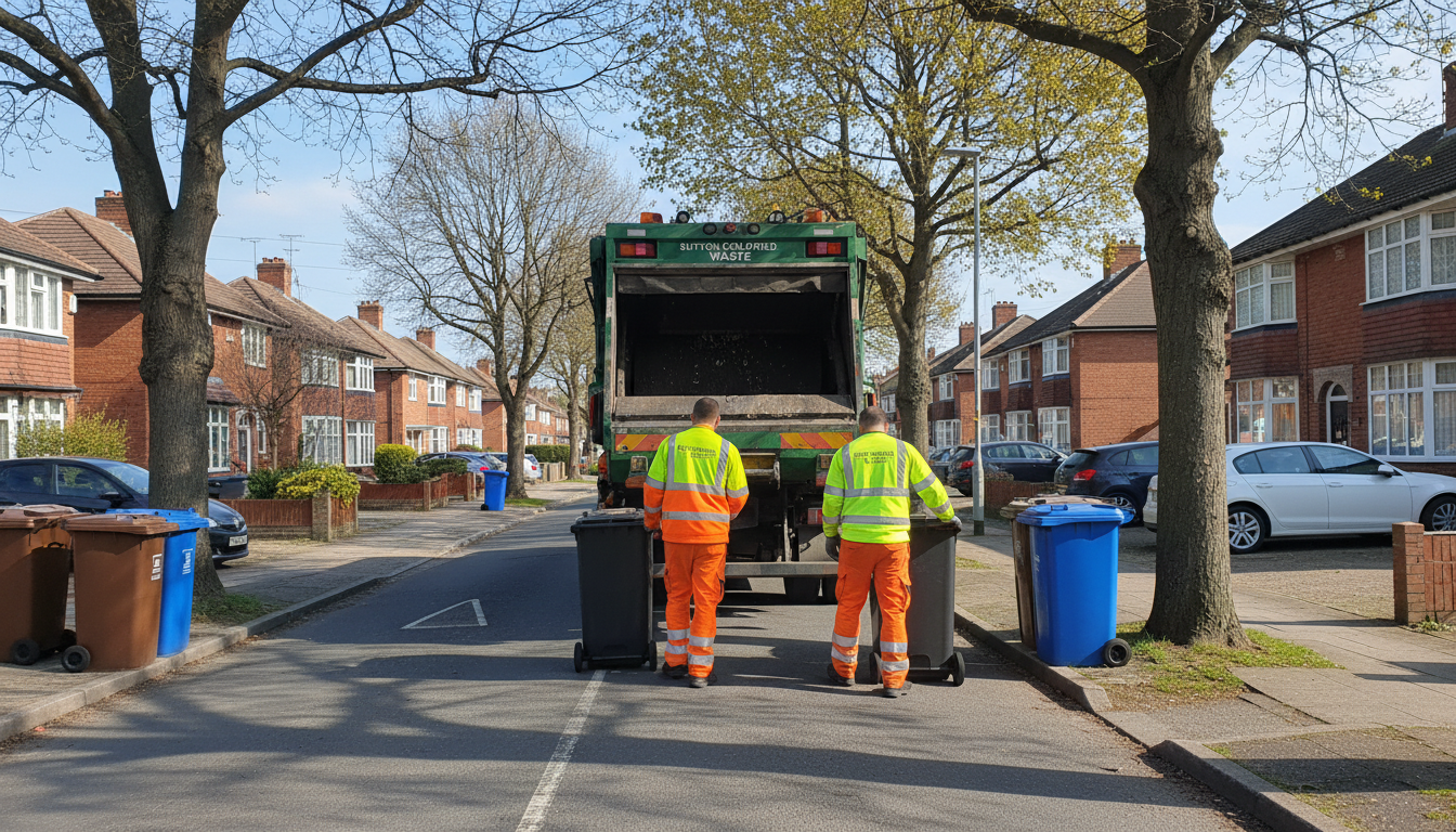 Professional Residential Waste Removal team in Sutton Coldfield loading waste into van