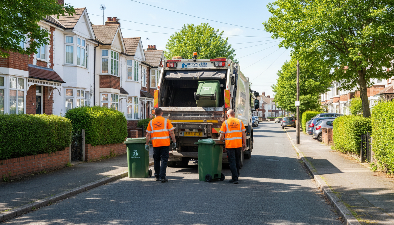 Professional Residential Waste Removal team in Sutton Vesey loading waste into van