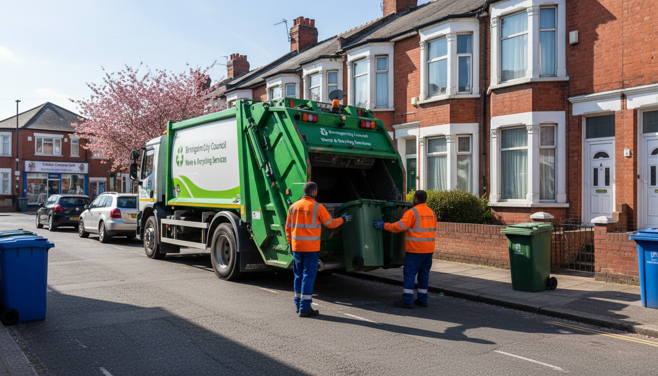 Professional Residential Waste Removal team in Tyseley loading waste into van