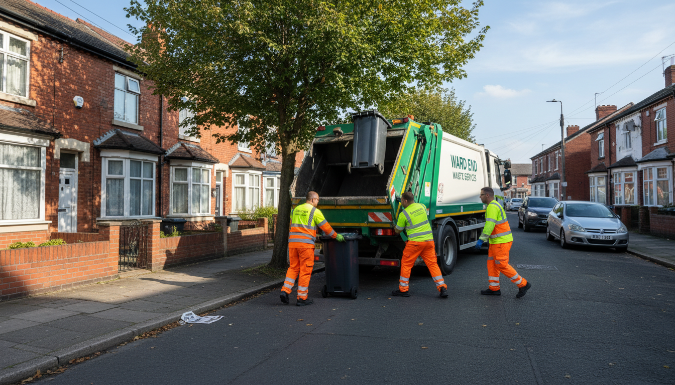 Professional Residential Waste Removal team in Ward End loading waste into van