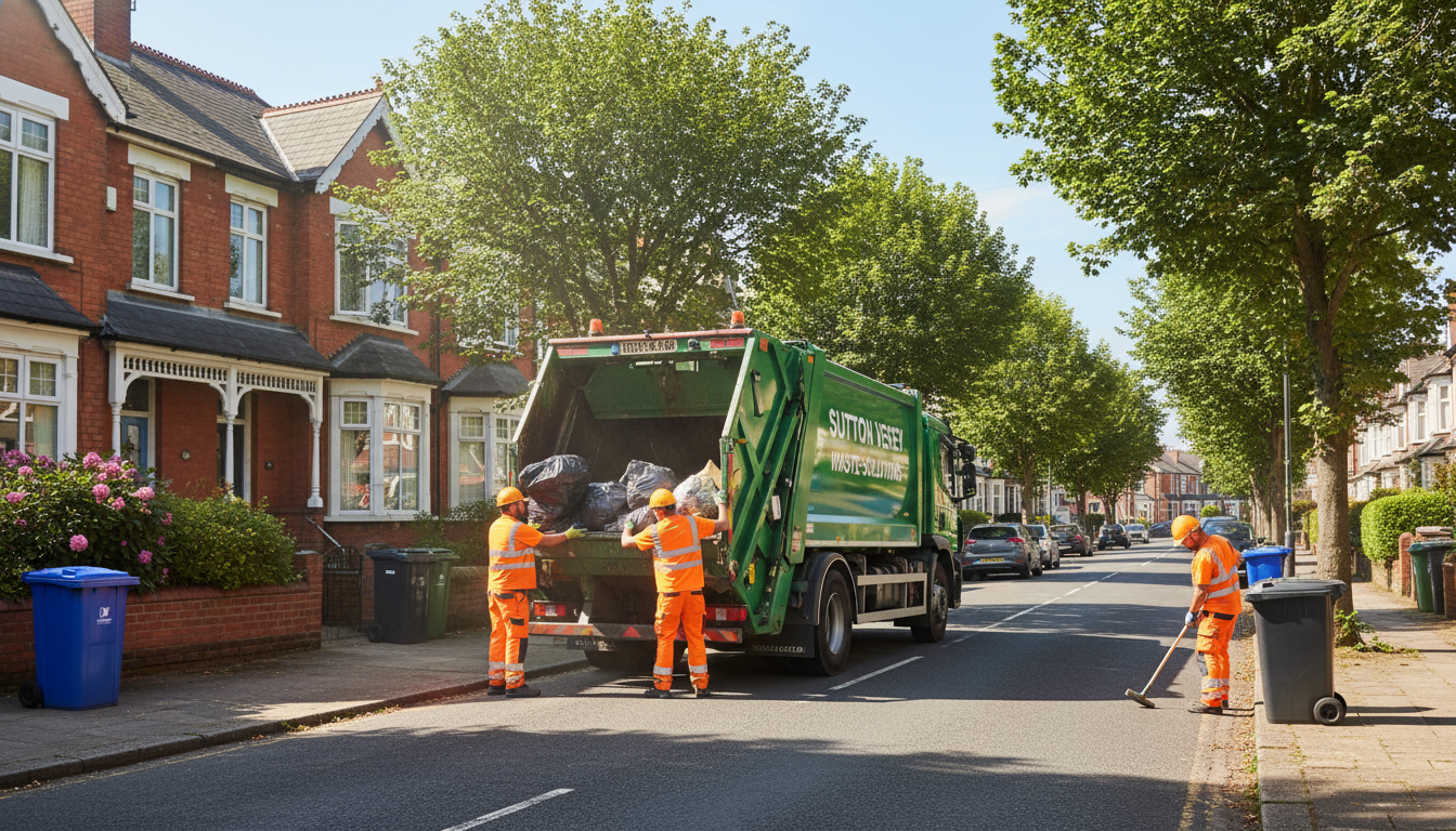 Professional Rubbish Removal team in Sutton Vesey loading waste into van