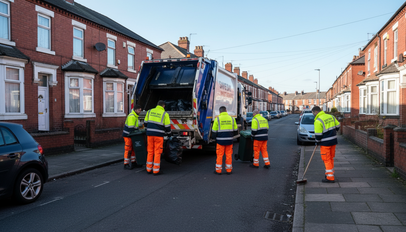 Professional Same Day Waste Removal team in Hillfields loading waste into van