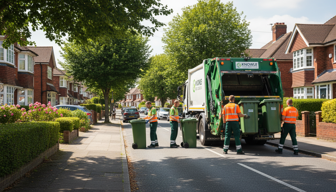 Professional Same Day Waste Removal team in Knowle loading waste into van