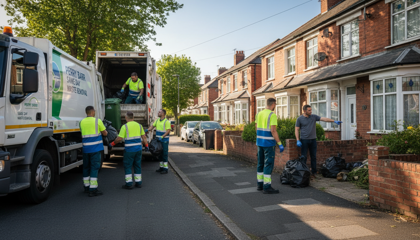 Professional Same Day Waste Removal team in Perry Barr loading waste into van