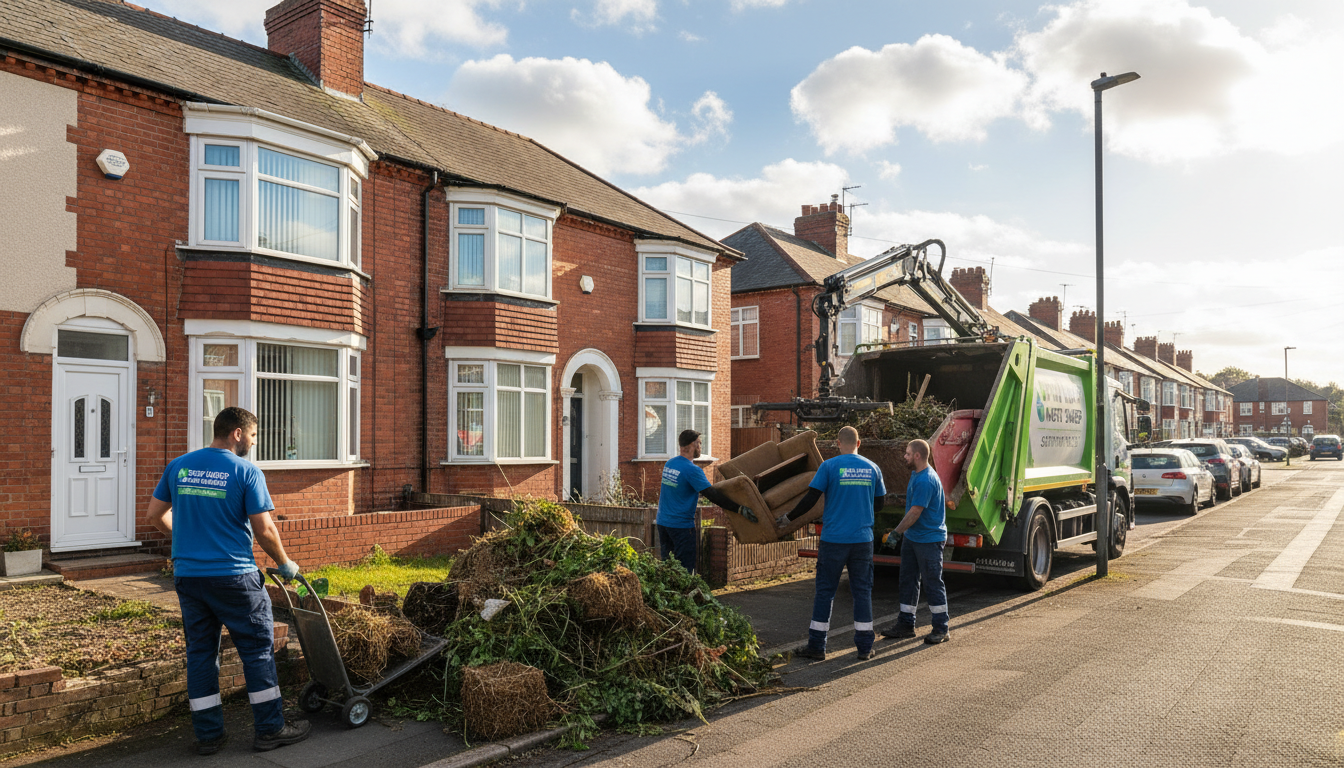 Professional Same Day Waste Removal team in South Yardley loading waste into van